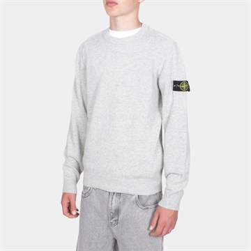 Stone Island Jr. Sweater Knit Grey Melange